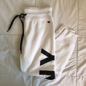 DKNY WHITE JOGGERS